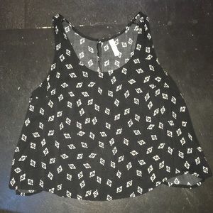 Black tank top